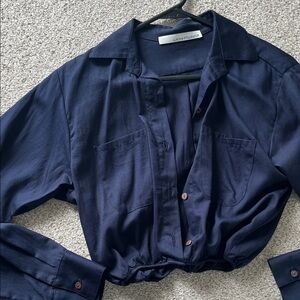 NWOT Stillwater Navy Blue Top